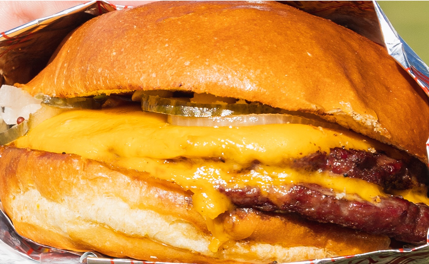 Double Smoked Cheese Burger